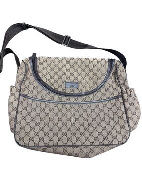 Gucci Brown GG Monogram Canvas Diaper Bag